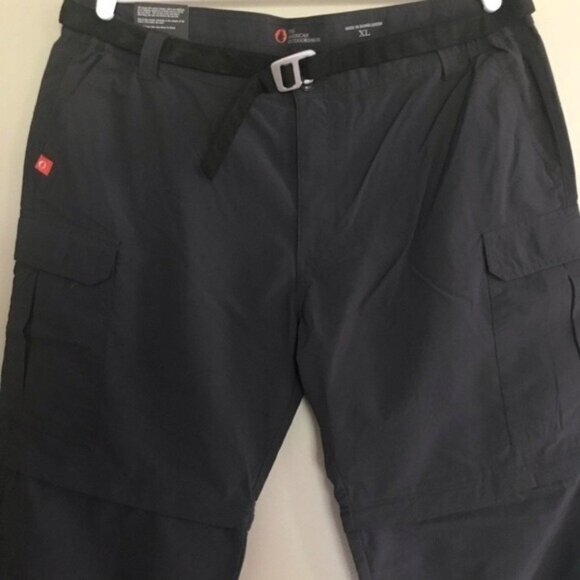 NWT The American Outdoorsman Men Convertible Hiking Pant XXL Navy Sun Protection - Picture 3 of 13